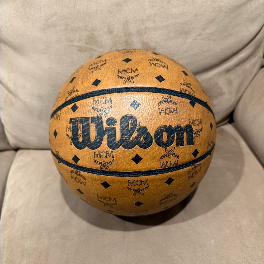 Limited Edition Wilson x MCM Designer Basketball - Picture 1 of 6